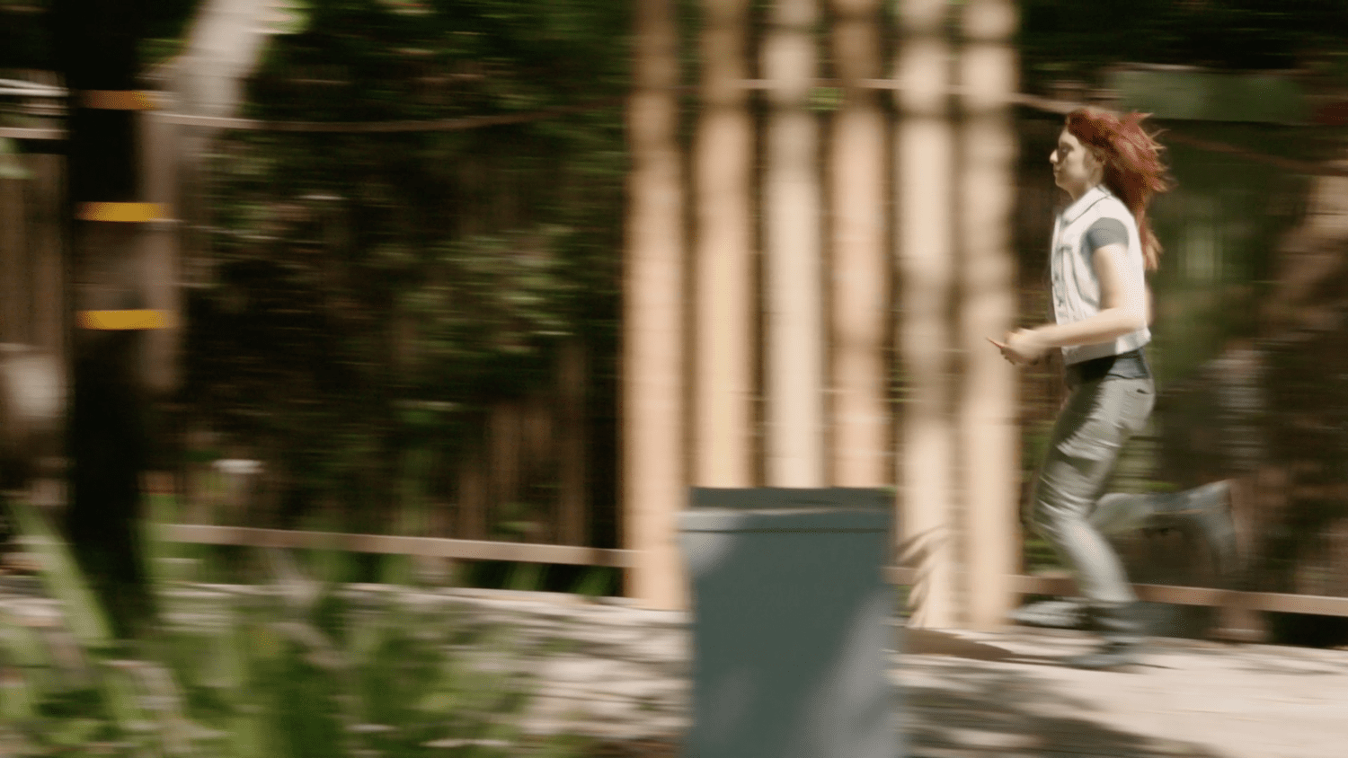 Jogging motion still